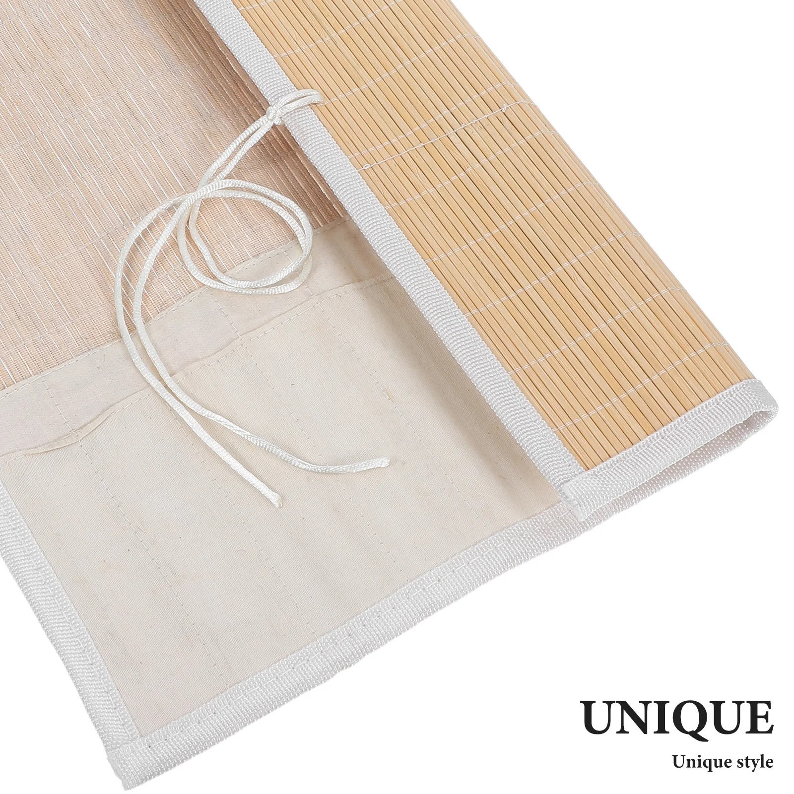 10 Uds. Rollo de pinceles de bambú con 10 ranuras: organizador de bolígrafos enrollables de estilo Vintage japonés para pinceles de pintura de caligrafía estuche para lápices de artista