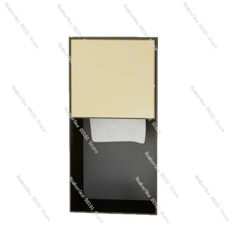 304 Stainless Steel Recessed Wall Niche Trash Can Tissue Holder Combo Hidden Toilet Paper Dispenser Storage Cabinet