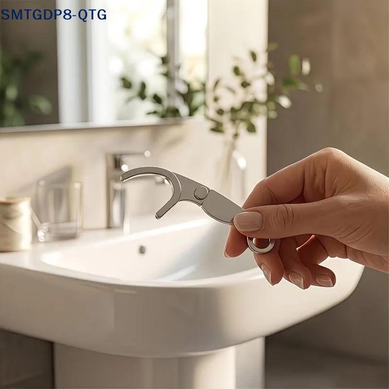 Dental Floss Picks - Soporte de acero inoxidable para hilo