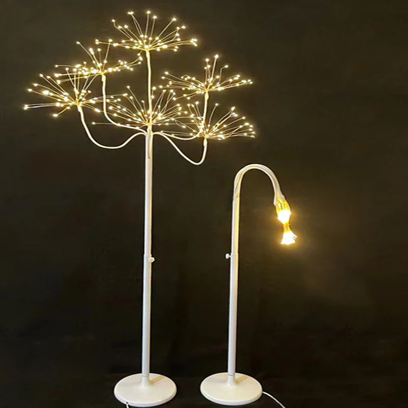 TEMAR Modern Landscape Atmosphere Lamp LED Indoor Creative Fireworks Lights for Wedding Party Stage Background Decor