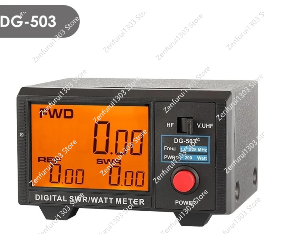 Digital LCD SWR/Watt Meter for Twoway Radio,VHF/UHF/HF Accurate SWR/Watt Tester for Measure Forward/Reflection Power in one Push