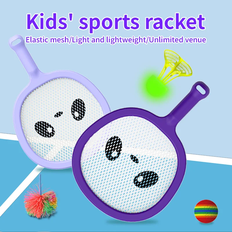 Kennismaking Met Buitensportspeelgoed Voor Kinderen Tennisracket Badminton Racket Gloeiende Bal Meerdere Gameplay-Methoden Racket