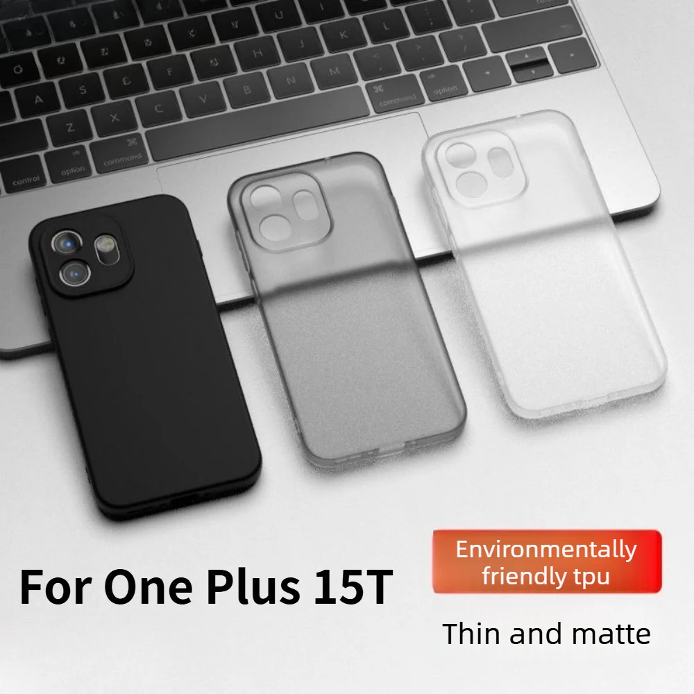 Einfache, mattierte, halbtransparente Rückseite für Oneplus 15T 15/13/12 T/R Tubro 6V für Magsafe Charge, stoßfeste TPU-Softcover