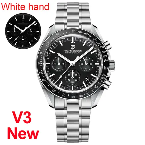 PAGANI DESIGN 2025 New Men's Watches Top Luxury Quartz Watch For Men Auto Date Speed Chronograph AR Sapphire Mirror Wrist watch