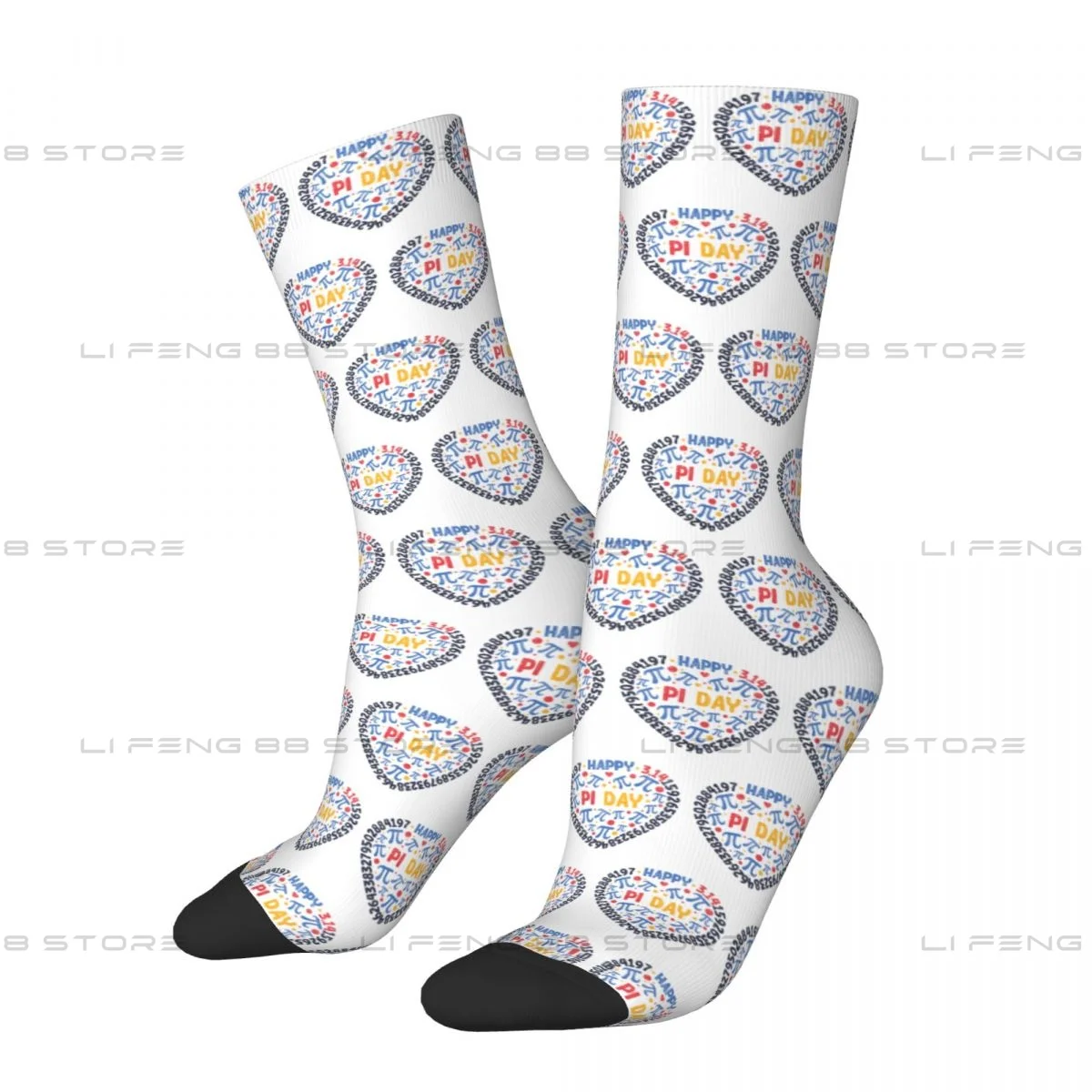 Math Pi Symbol And Men Women Socks Cycling Novelty Spring Summer Autumn Winter Stockings Gift