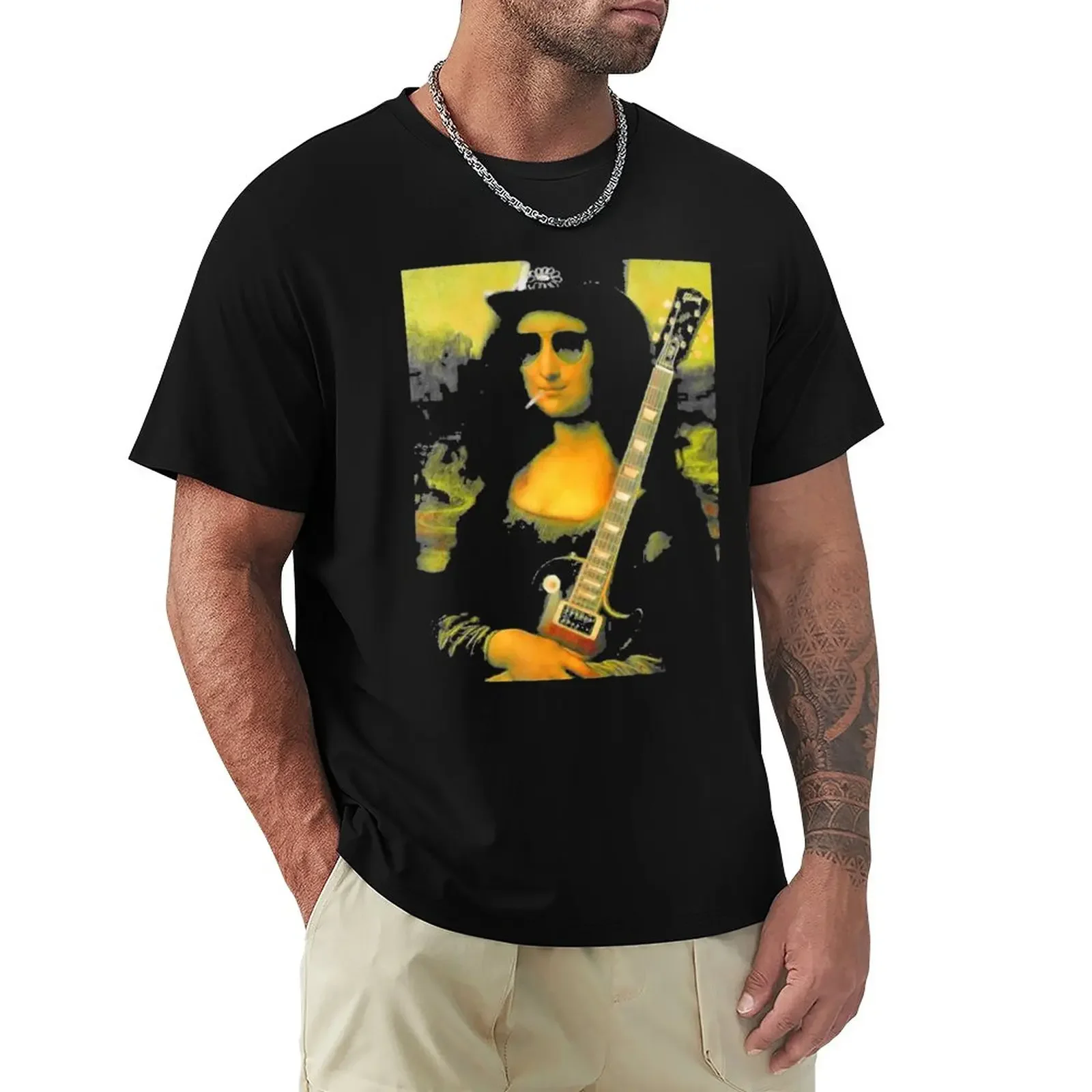 monalisa by slash T-Shirt for a boy summer clothes shirts graphic tees oversized mens t shirts pack