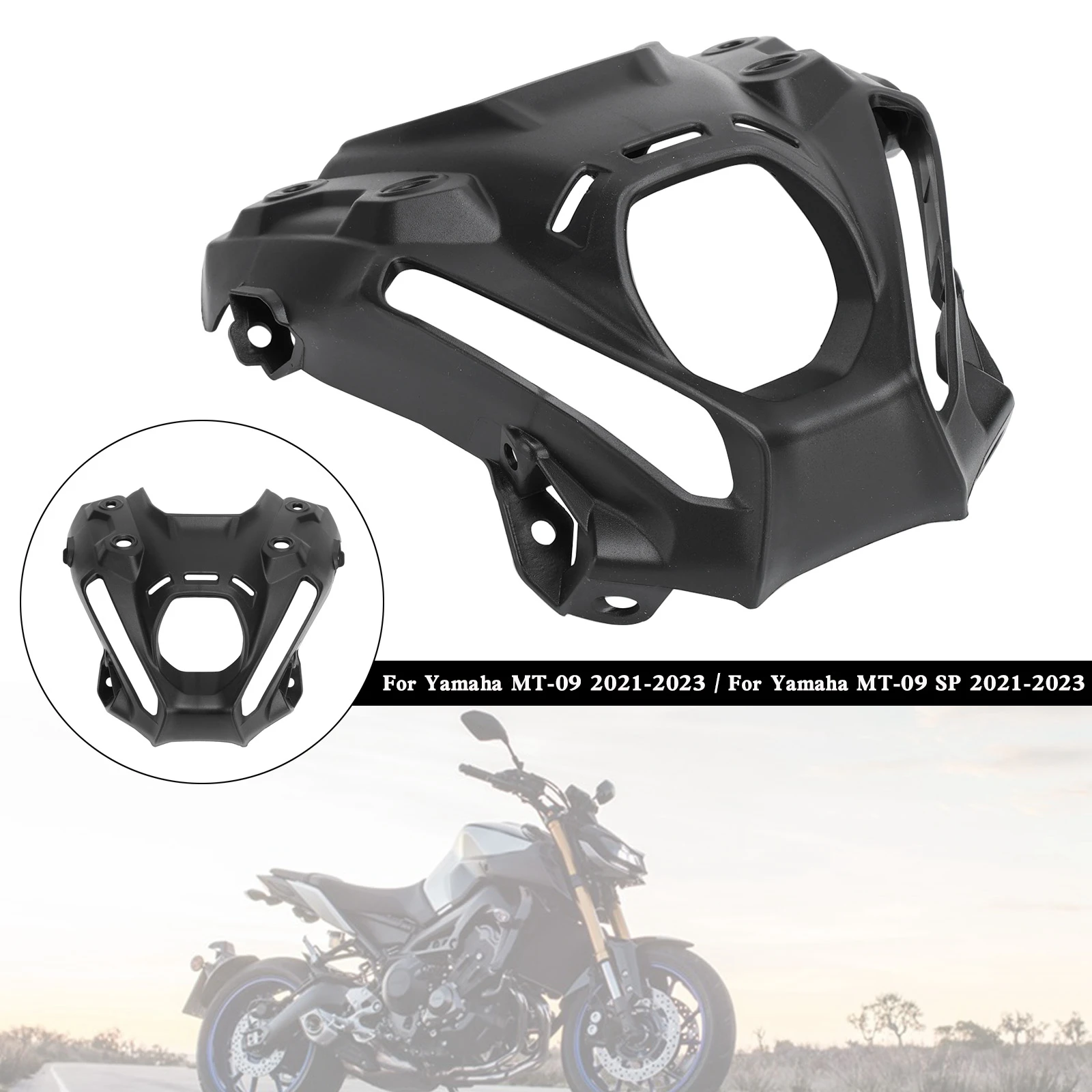 

Artudatech Front Nose Headlight Cover Fairing Cowl For Yamaha MT-09/MT-09 SP 2021-2023