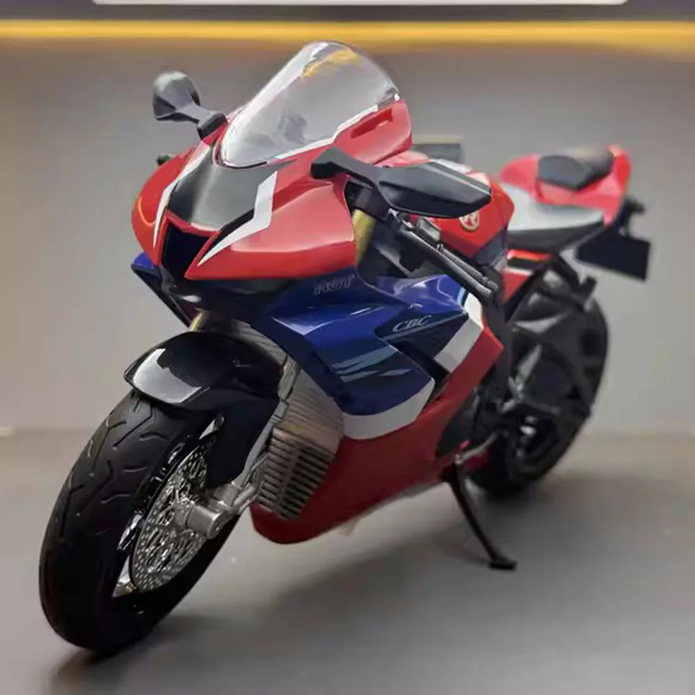 Honda CBR1000 R1M – motos, voitures miniatures, jouets, pneus en caoutchouc avec véhicules musicaux légers, échelle 1:9, pour la décoration de la maison