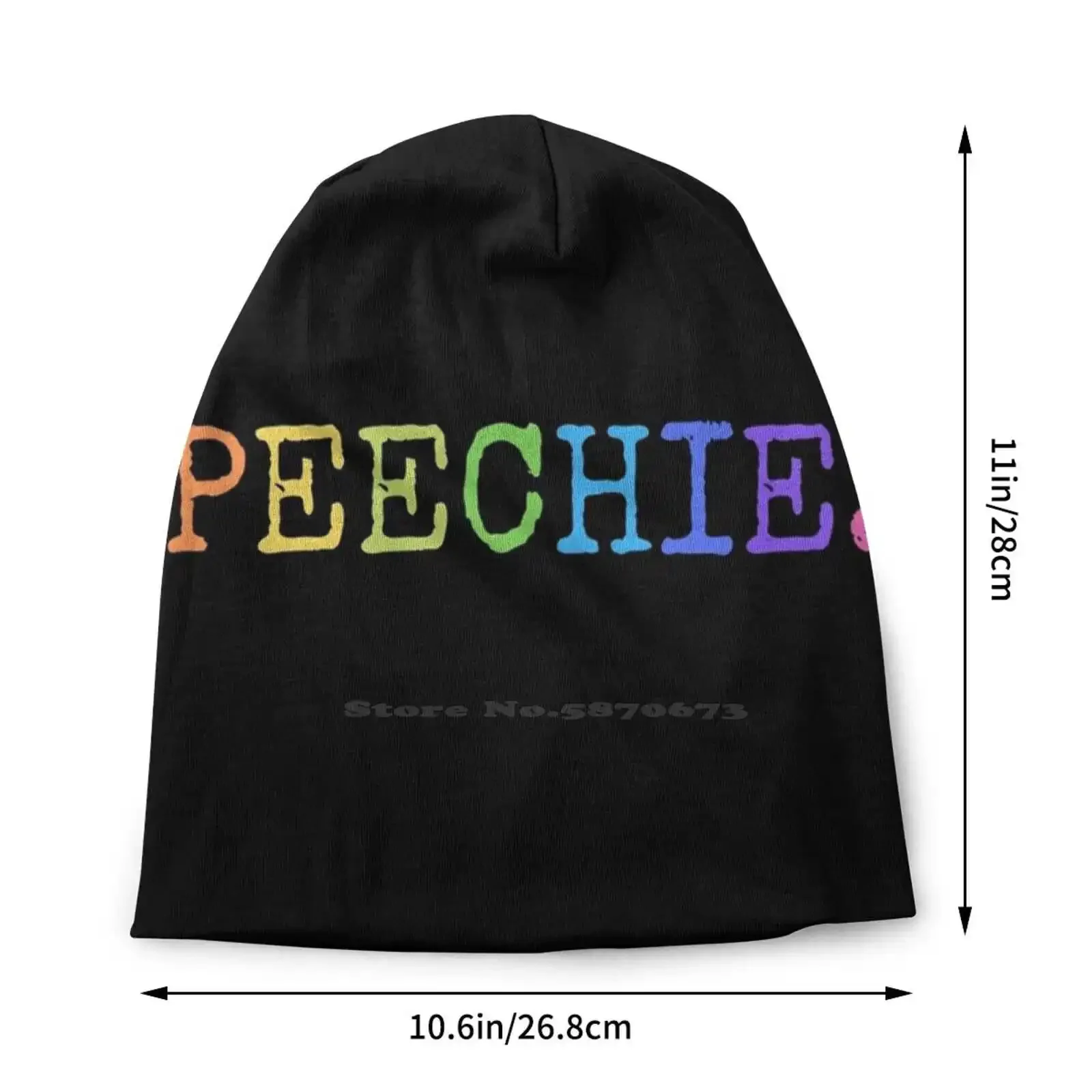 Speechie Rainbow Gift For Speech Therapists Knitted Hat Warm Beanie Outdoor Caps Speech Pathologist Speech Pathology Speechie