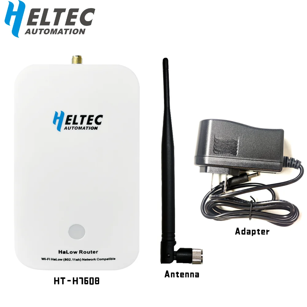 เฮลเทค ไวไฟ ฮาโลว์ HT-H7608 ไออีอี 802.11ah เกตเวย์แบบดูอัลแบนด์ ตัวขยายสัญญาณไวไฟ ระยะไกล 3 กม. ความเร็วในการส่งข้อมูลที่เร็วขึ้น