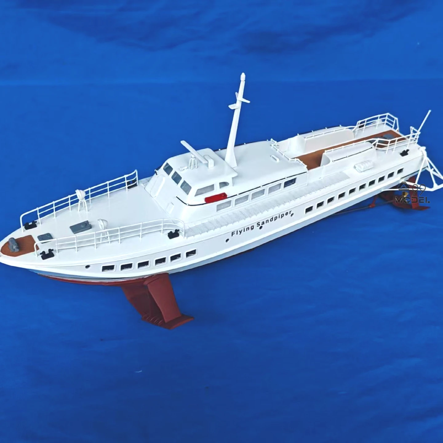 PT50 Hydrofoil Ship Model 1/40 & 1/32 Scale Boat Model KIT with Dual Brushless Motors and Dual Brushless Power DIY RC Boat Toy