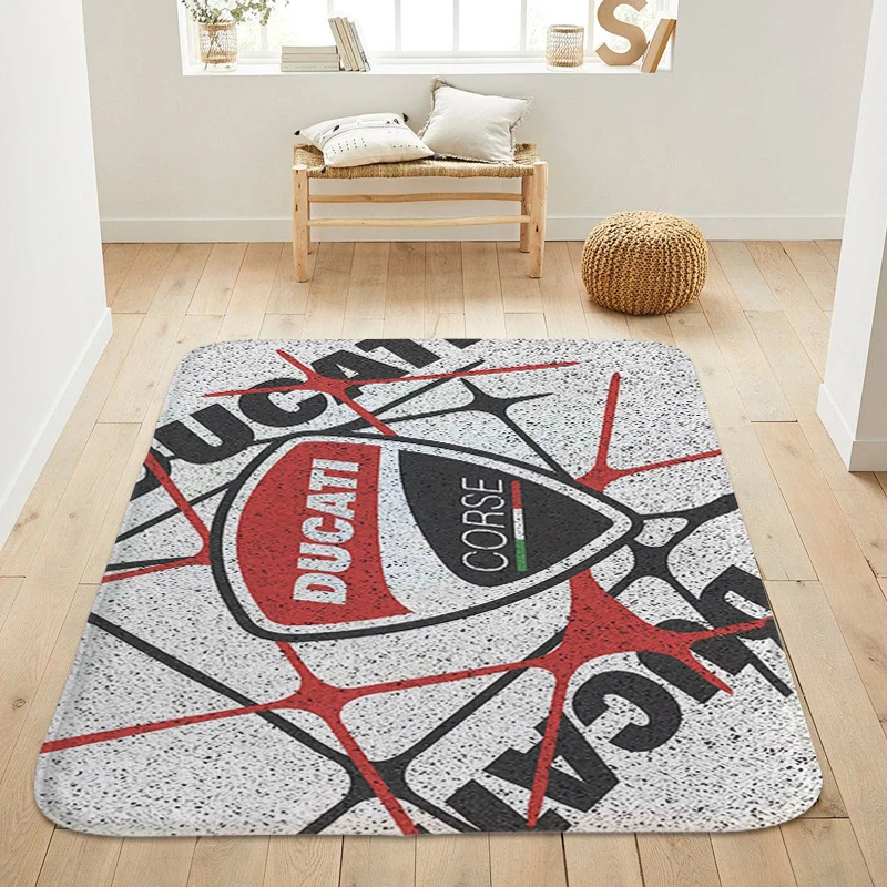 Living Room Floor Mat H-Ducatis Kitchen Balcony Bedroom Rug Interior Home Decor Items Entrance Door Doormat Slip-resistant