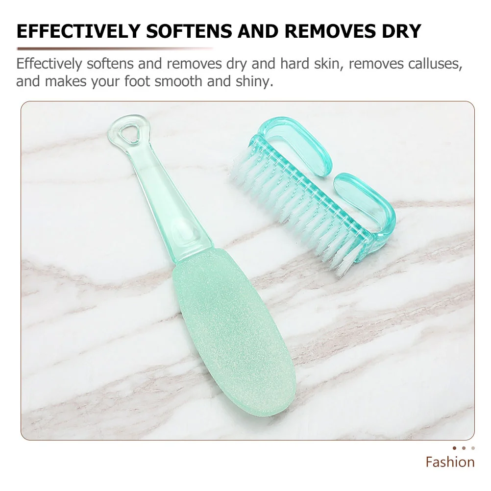 

3Pcs Foot Callus Trimmer Natural Foot File Scrubber Exfoliating Grinding Tool for Smooth Shiny Feet Safe Pedicure Use