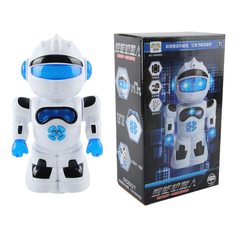 2024 New Space Dancing Electric Robot Colorful Lighting Music Boys And Girls Childrens Toys