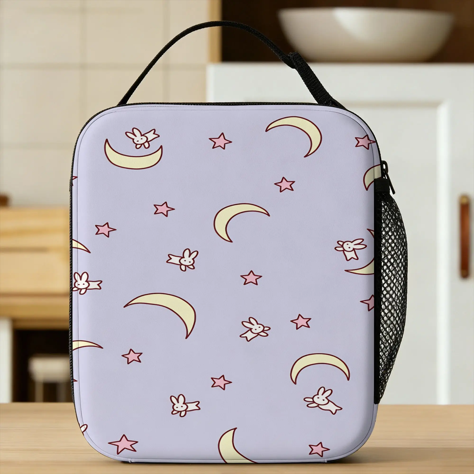 Usagi Tsukino Lunch Bag For Adult Sailors Moons Print Lunch Box Kawaii Picnic Cooler Bag Convenient Oxford Thermal Tote Handbags