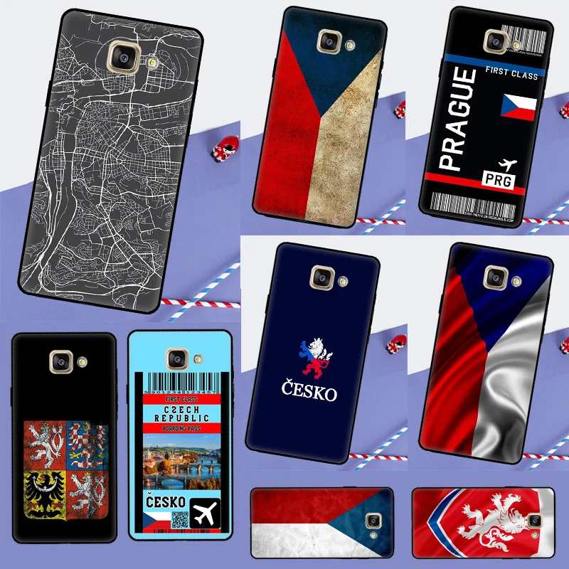 Czech Republic Flag Case For Samsung Galaxy J5 J3 J7 2017 J1 A3 A5 2016 A6 A7 A8 A9 J8 J4 J6 Plus 2018 Cover