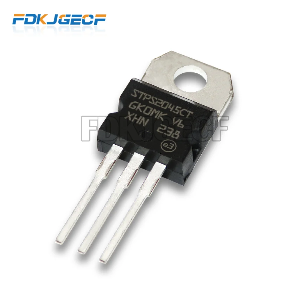 10pcs STPS2045CT TO-220 STPS2045C TO220 45V 20A STPS2045