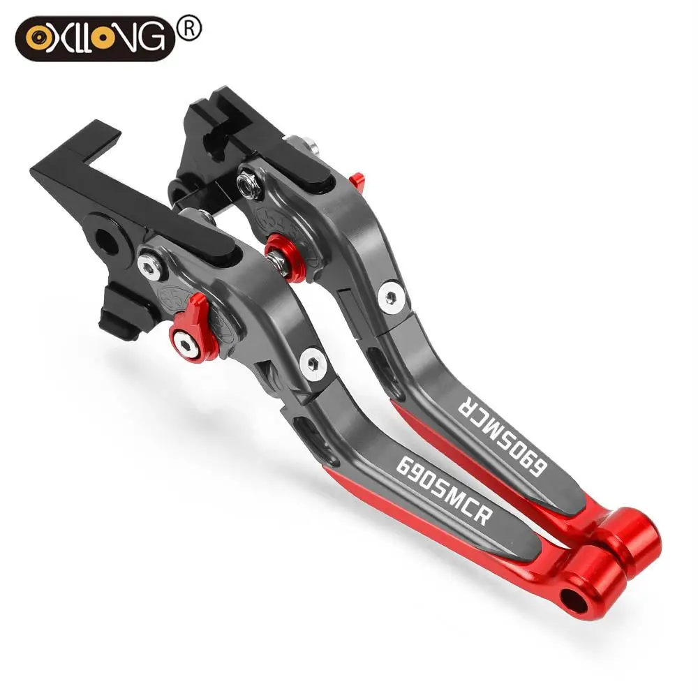 

Motorcycle Accessories CNC Adjustable Extendable Foldable Handle Brake Clutch Levers FOR 690SMCR 690 SMCR 2008 2009 2010 2011