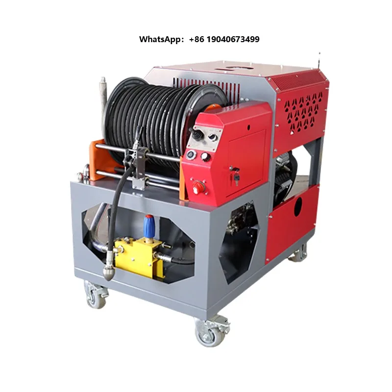 2Drain Cleaning Machine 200BAR 50-600mm Home Community Sewer Cleaning Cold Water Process New Condition Home Pipe FWX