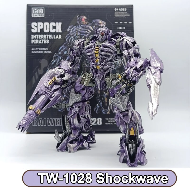 Transformation Robot TW1028 20cm ABS Action Figures Shockwave 2.0 Ver Studio Series Movie Version KO SS56 SS-56 Kids Toy Gifts