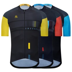Raudax Men Downhill Jerseys Summer MTB Bike Shirts Offroad cycling Jersey Tops Sportwear Cycling Clothing Bike Clothes