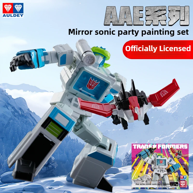 หุ่นยนต์ทรานส์ฟอร์เมอร์สแท้จาก Auldey รุ่นสตาร์สครีม ออพติมัส ไพร์ม ซาวด์เวฟ G1 ของเล่นแอคชั่นฟิกเกอร์สำหรับเด็กผู้ชาย ของขวัญคริสต์มาส