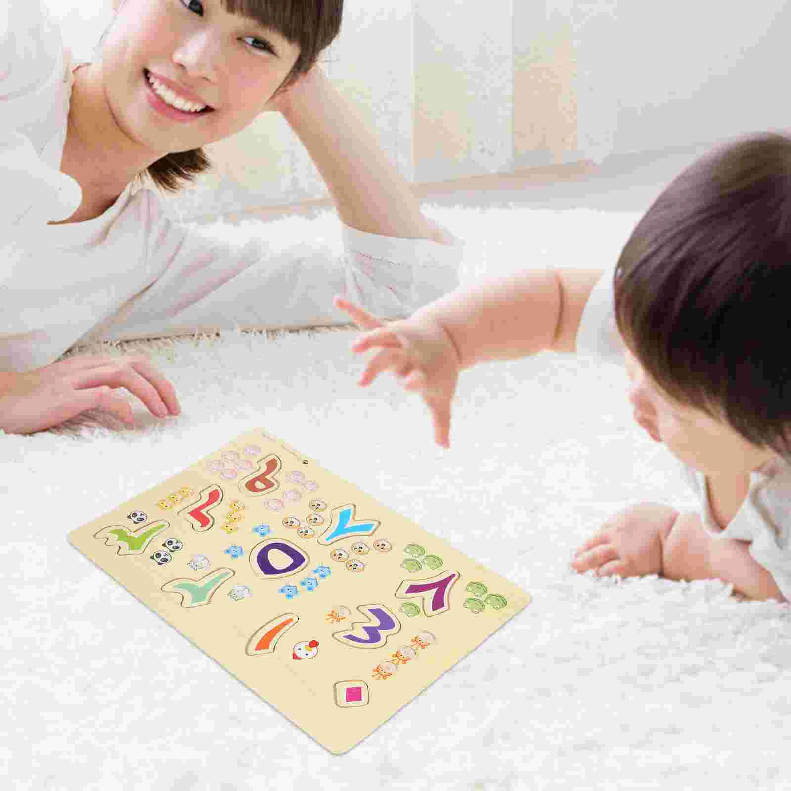 Puzzle Kid Puzzles Kids Wooden Toys Letter Board Toddler Children Preschool Matching for Education Plaything