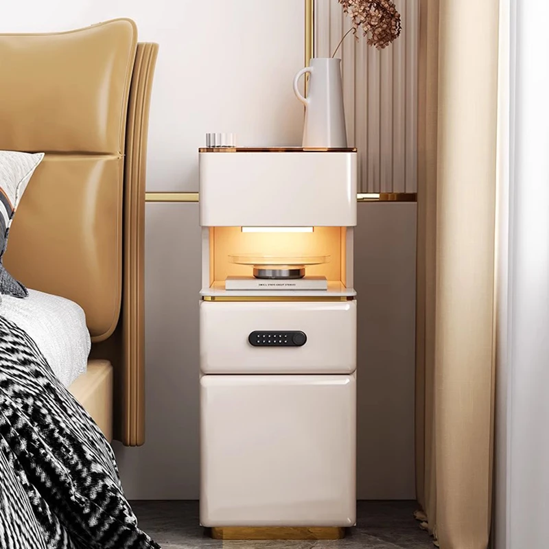 

Bedroom Coffee Nightstand Smart Desk Console Side Cabinet Vanity Table Nightstands Unique Mesitas Noches Home Smart Furniture