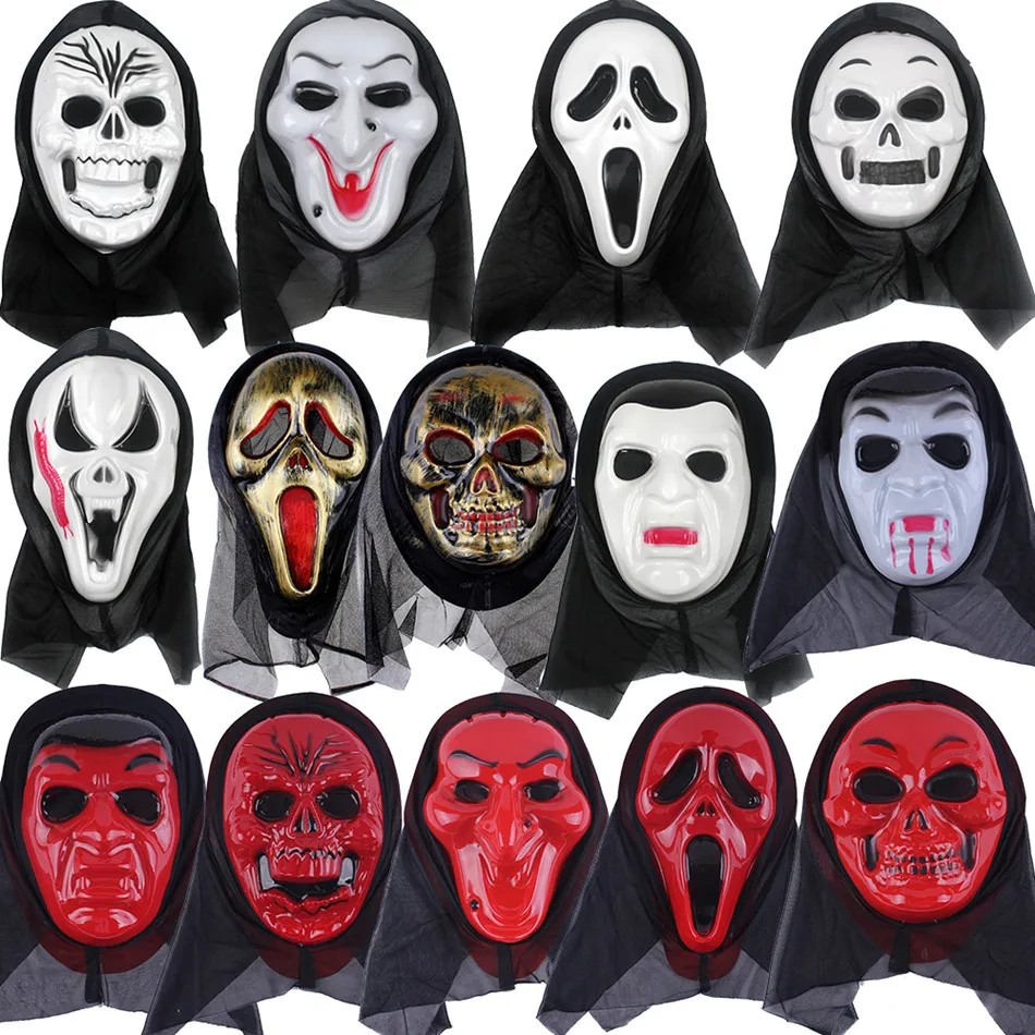 

Halloween Decoration Skull Skeleton Horror Screaming Grimace Scary Cosplay Prop Halloween Ghost