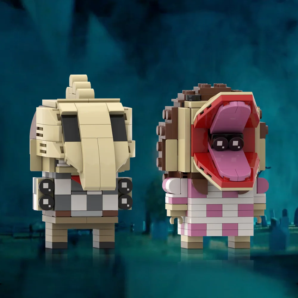 Gobricks MOC ホラー映画 BrickheadZ メイトランドビルディングブロックモデル奇妙な魔術師レンガ diy 組み立ておもちゃ子供のためのギフト