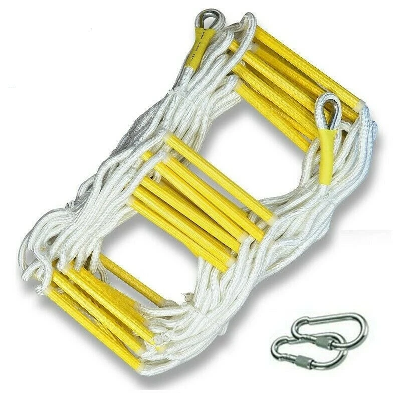 

Fire Escape Ladder Folding Emergency Fire Escape Ladder Rescue Rope Ladder