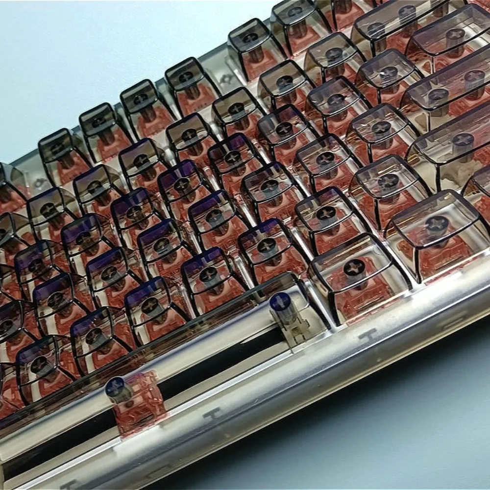 

Personalized keycap 132 key CBSA PC material, transparent theme, suitable for MX switch 60/84/90/104/108 mechanical keyboard