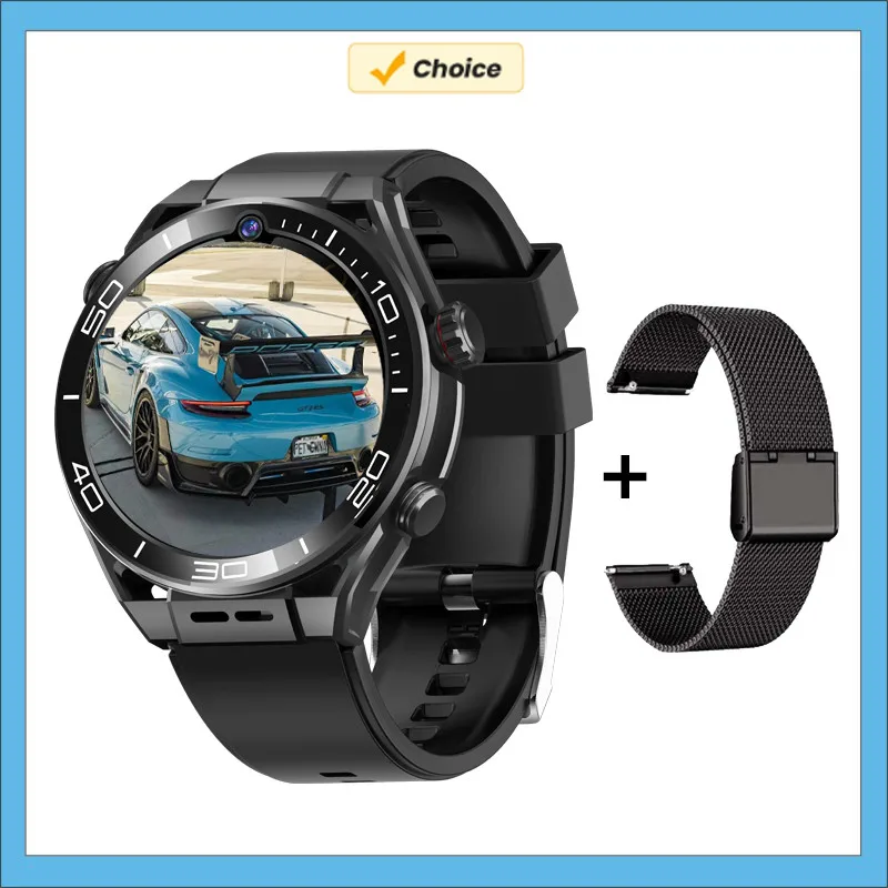 4G Smart Watches Android 2024 WIFI GPS Play Store Dual Camera Video Call Whatsapp Reply AI Voice Assistant 1.52inch Smartwatch