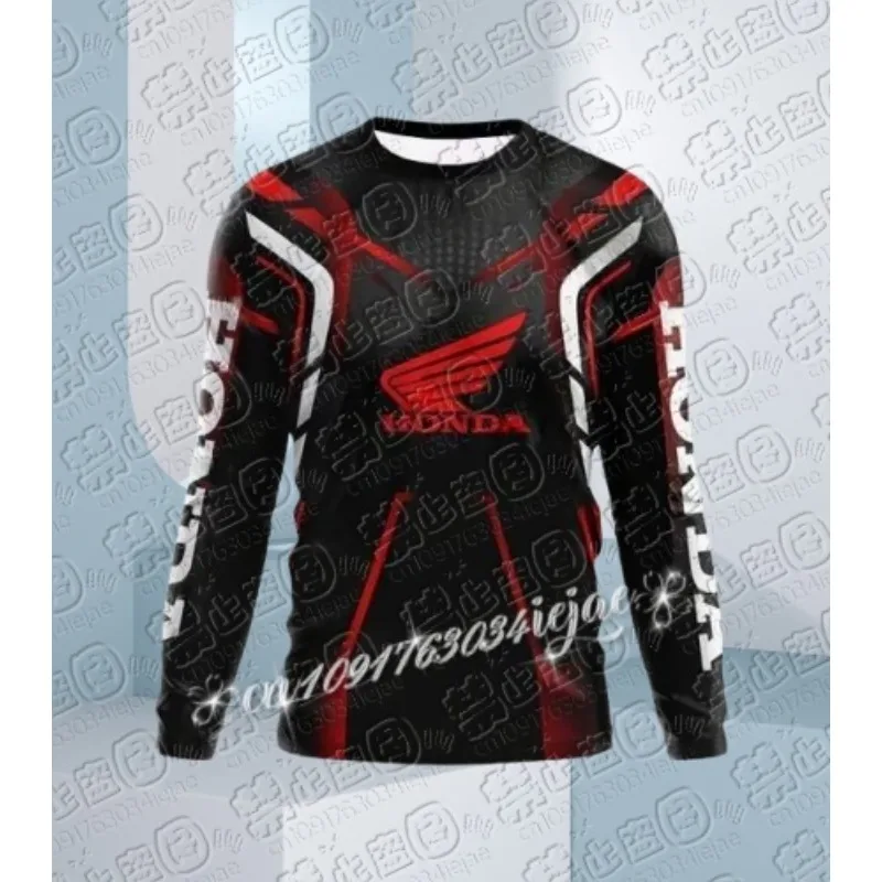 

Playera Motociclista Biker Deportiva Honda Quick Drying Breathable Long Sleeved Honda Riding T-shirt Tops For Men And Women