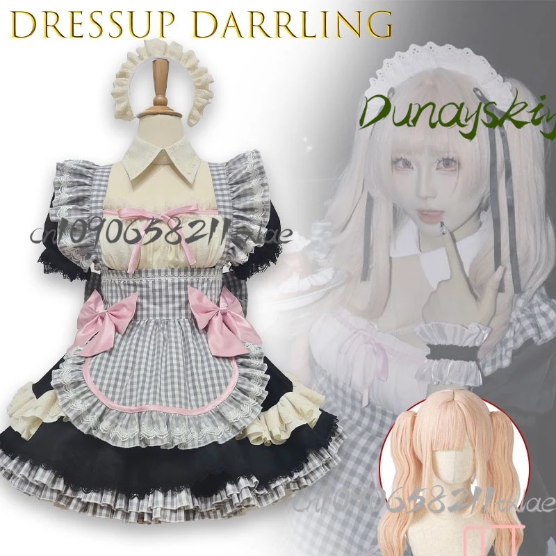 

Kitagawa Marin Maid Косплей Костюм Аутентичная игра Реплика Аниме Наряд Праздничное издание Лолита Вечеринка Kawaii Cos