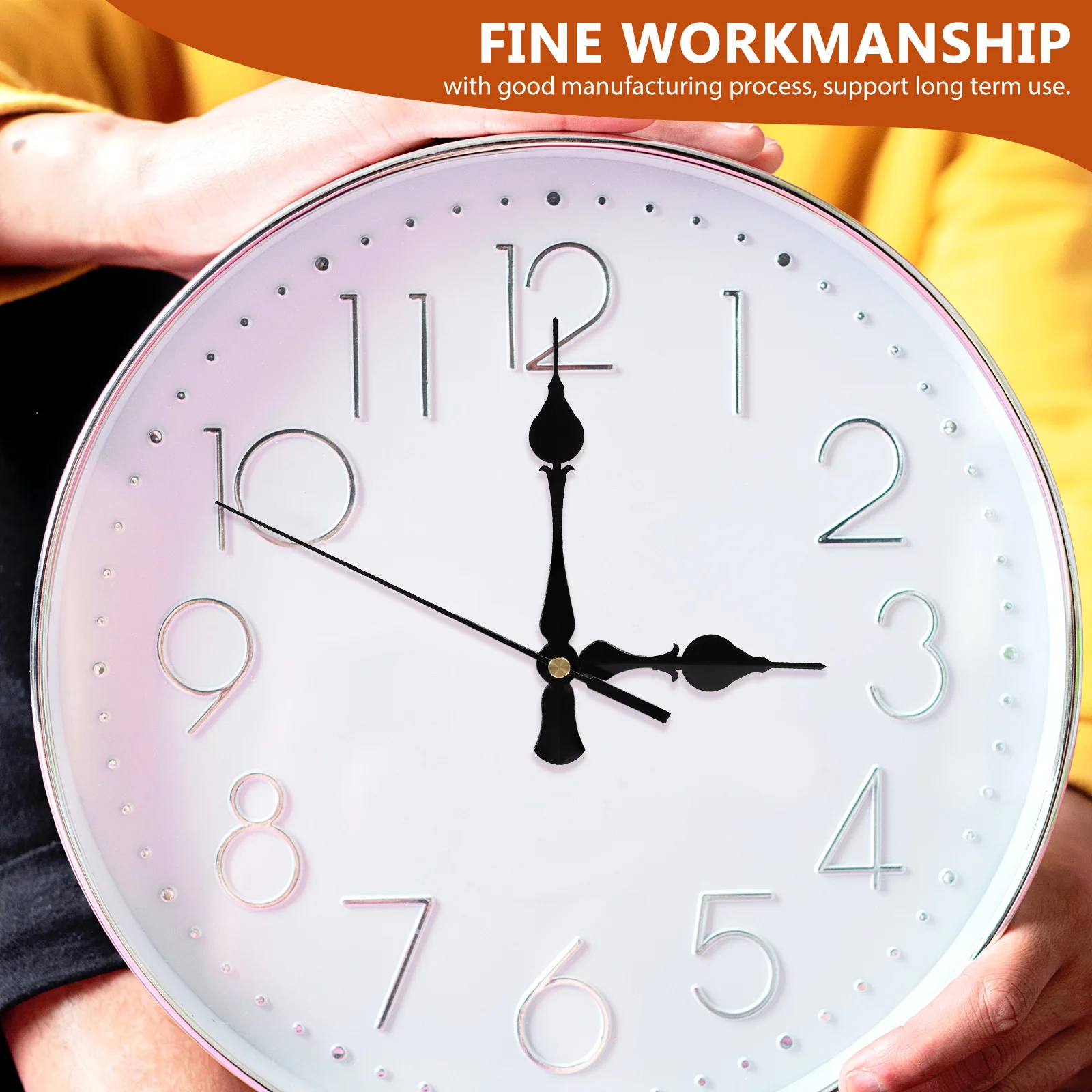 1Set Clock Movement Kit Powered Replacement Mechanism for Wall Clocks DIY Silent Clock Motor Long Shaft Replacement