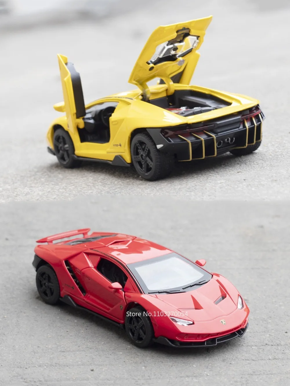 1:32 Lambor SVJ63 LP770 Miniaturmodell Legierung Diecast Auto Spielzeug Sound Licht Zurückziehen Türen Geöffnet Fahrzeug Mode Ornament für Jungen – Detail 19