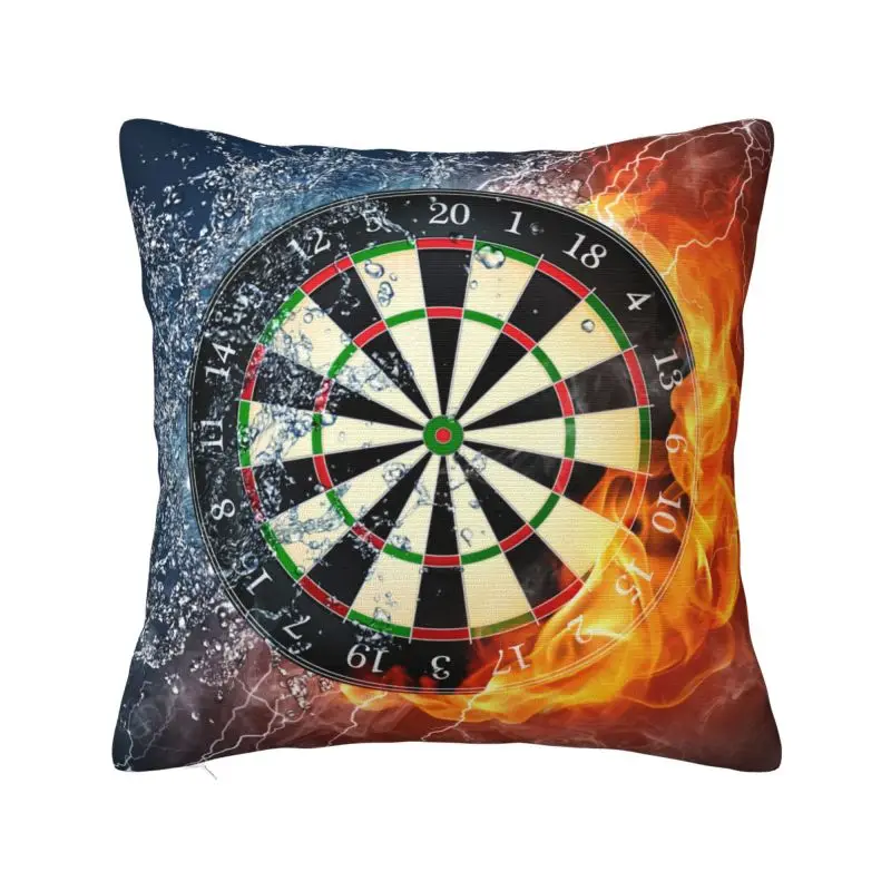 Custom Darts Board Throw Pillow Covers Decoration Luxury Arrow Archery Target Darts Board Outdoor Cushions Square Pillowcase