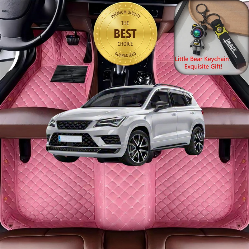 Custom Fit for Cupra Ateca 2018-2025 4-Door Petrol SUV Car Floor Mats Car Accessories Auto Carpet Mats Left/Right-hand Drive