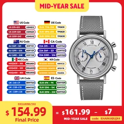 FARASUTE 2025 New Retro Mens Watches Quartz Watch For Men Speed Sports Chronograph AR Coating Sapphire VK64 Clock Reloj Hombre