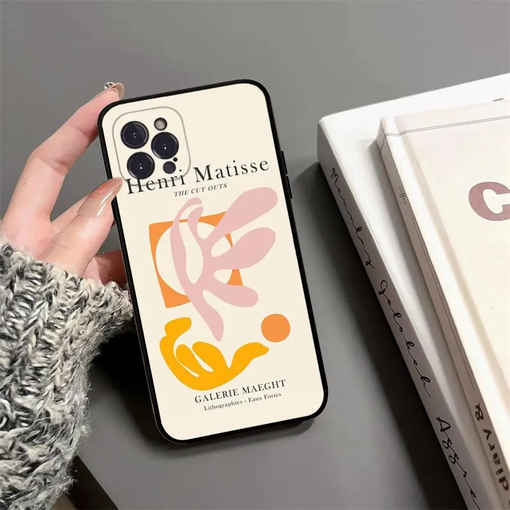 M-Matisse Art Phone Case For IPhone 15 14 13 12 Mini 11 Pro XS Max X XR SE 6 7 8 Plus Soft Silicone Cover