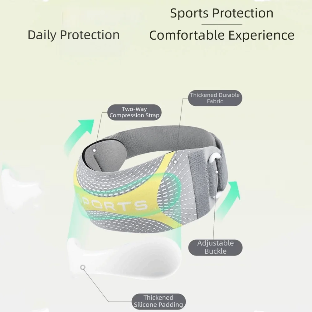 Shock Absorption Patella Belt Breathable Sweat-Wicking Patellar Support Strap Knee Protection Thickened Knee Protection Strap