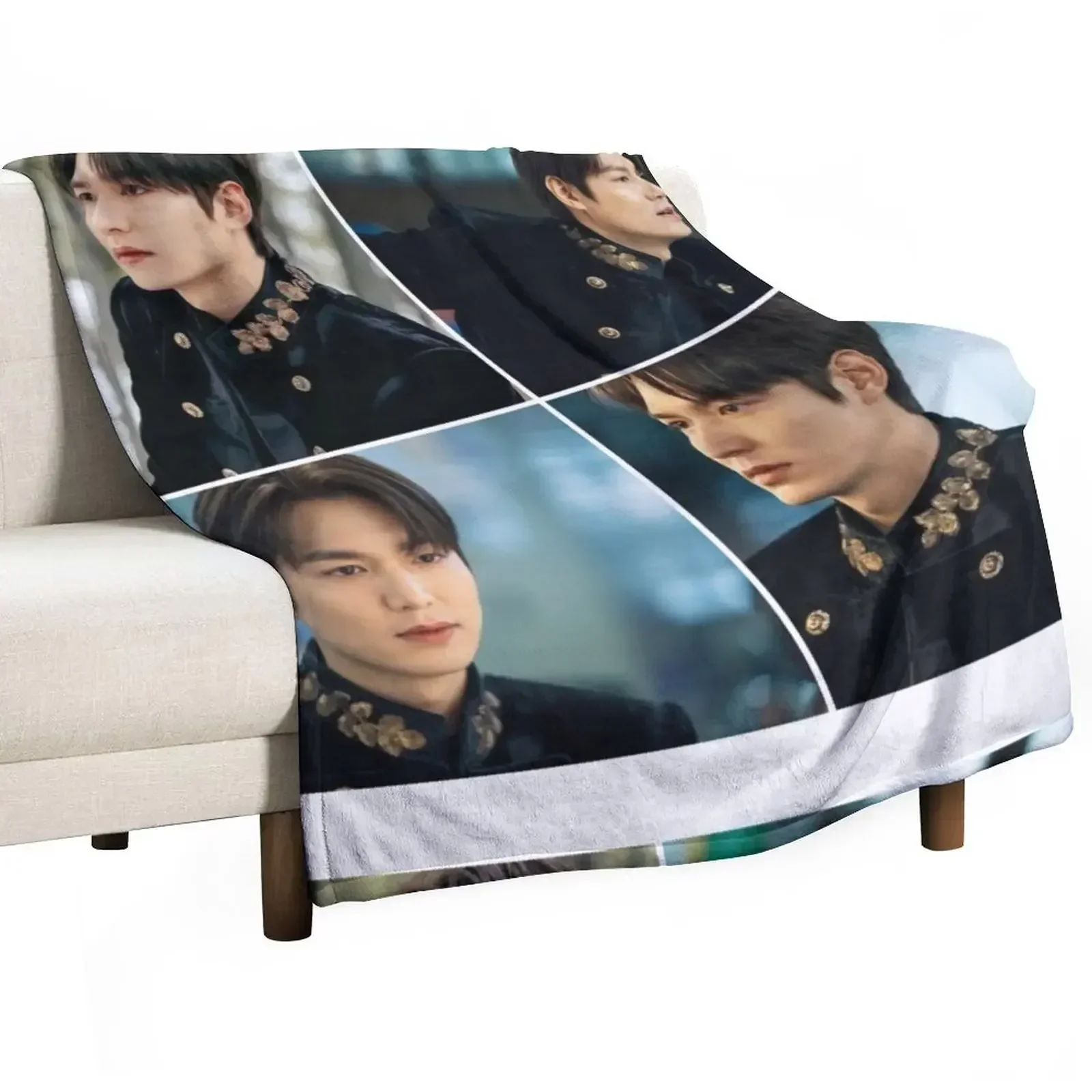 

Lee Min Ho The King Handsome Collage Throw Blanket Bed covers Furrys Decorative Sofas Blankets