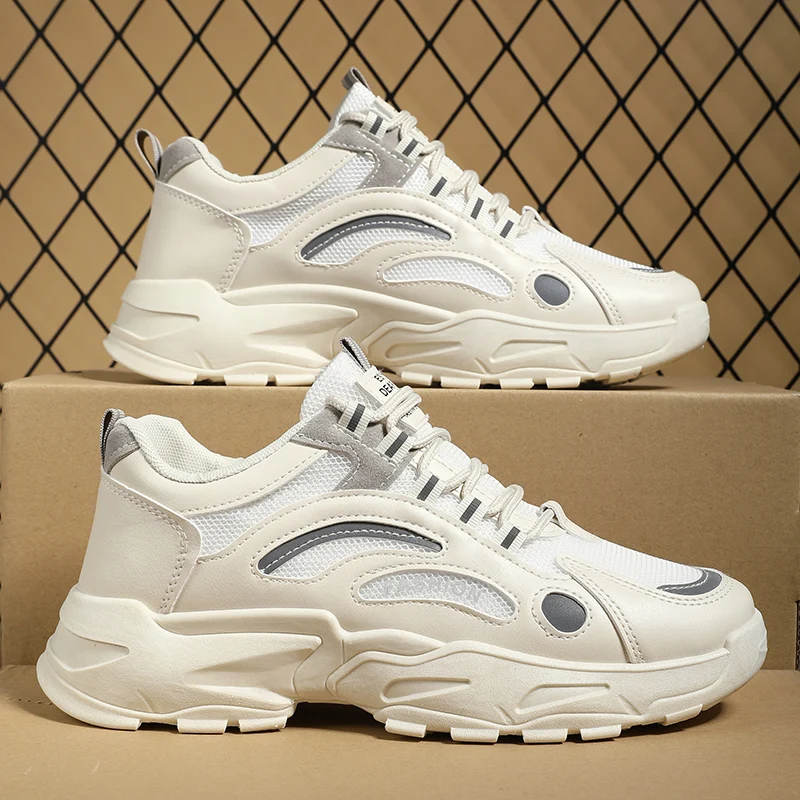 

2025 New Casual Sports Dad Shoes for Men Trendy Shoes Men's Sneakers Male Breathable Platform Tenis Masculino Shoes