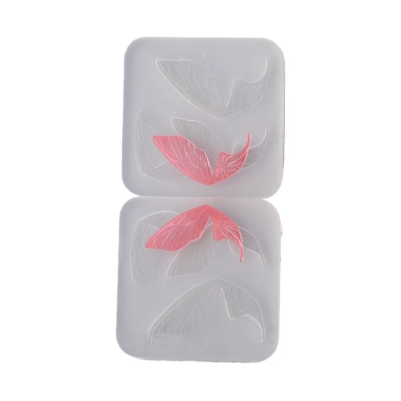 Butterfly Ear Silicone Mold Pottery Ceramic Clay DIY Wing UV Resin Molds D5QB