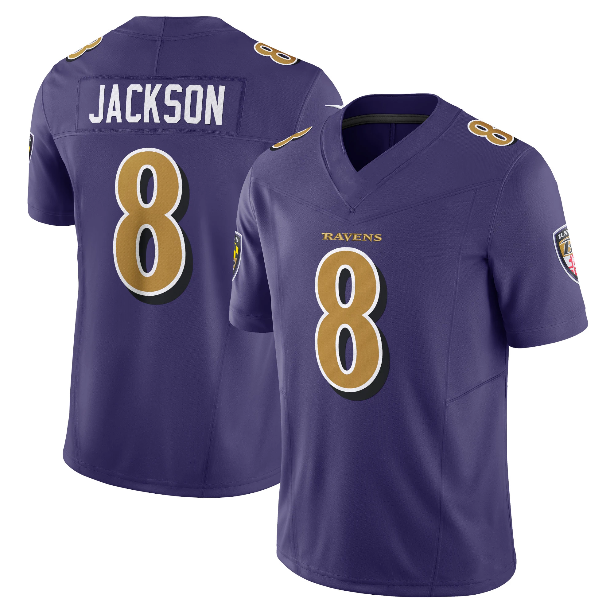 The Latest Football Jersey 3d Printed Pattern Baltimore Ravens Lamar Jackson Popular Jersey Outdoor Sports Casual Wear Top