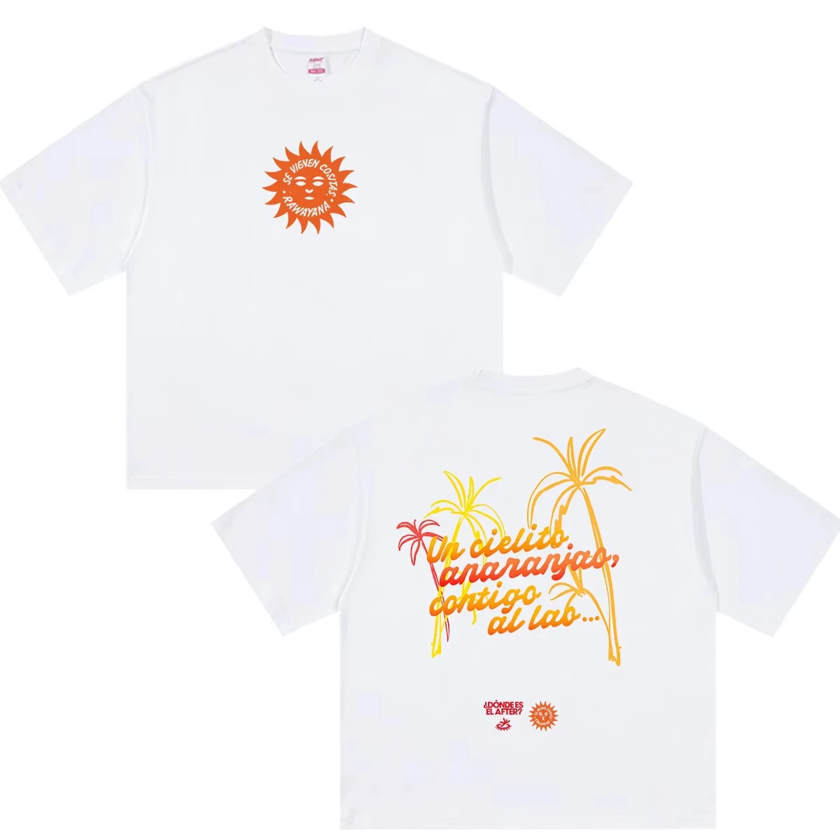 Rawayana: Onde está o After? Camisetas de Moda Vintage para Fãs do Álbum 2026, T-Shirts de Algodão Puro para Homens e Mulheres, Moda de Verão