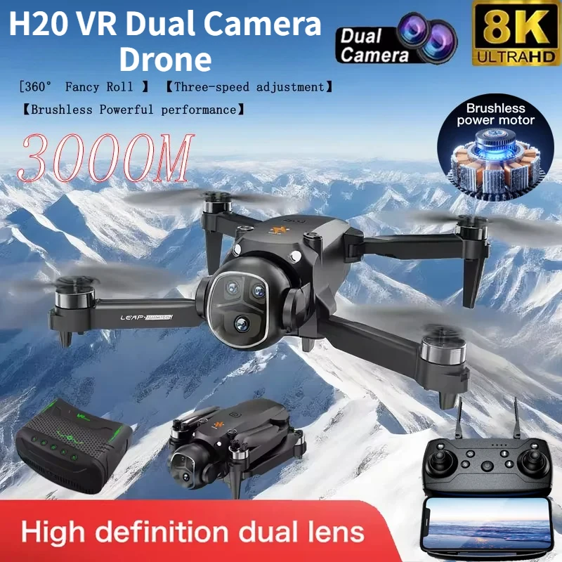 H20 Drone 8K Hd Dua… - image