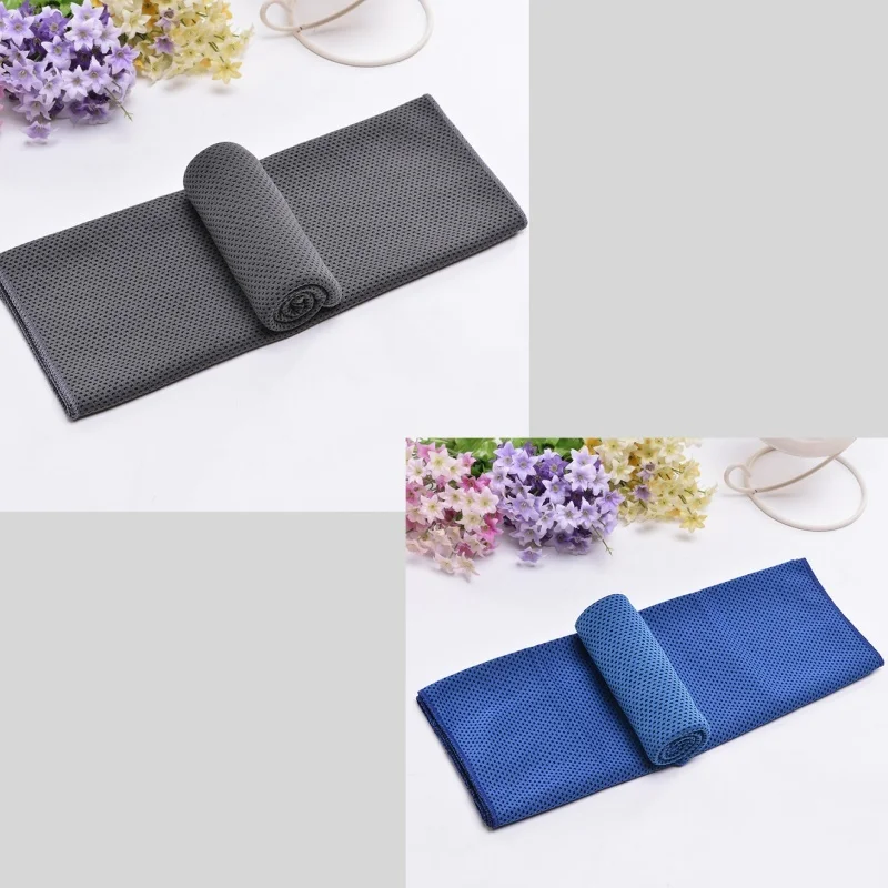 10/4 Pieces in Random Colors, Cooling Towel, Ice Silk Sports Towel, Quick-Dry Towel, Sweat-Absorbing Ice Silk Towel, Cool Towel, Fitness Towel, Halloween and Christmas Gifts