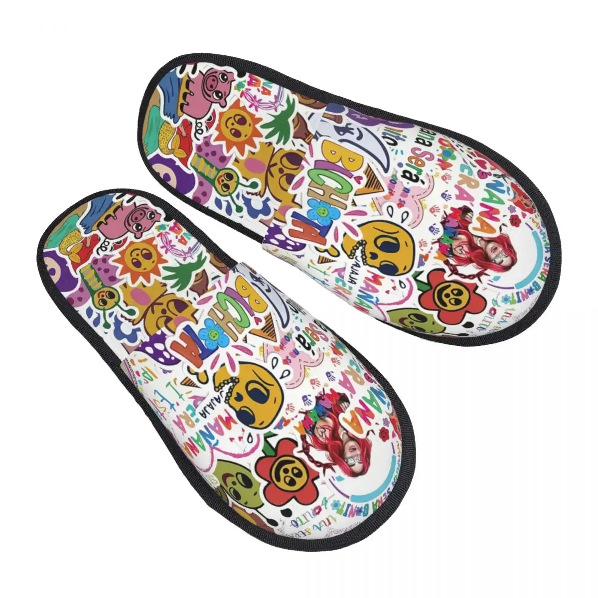 Custom Manana Sera Bonito Guest Slippers for Bathroom Women Karol G Colombian Singer House Slipper